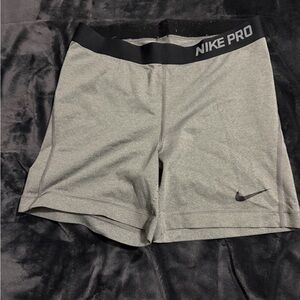 Nike Pro Women's Athletic Gray Shorts